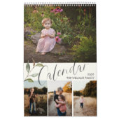 Modernes Eukalyptus-Script-Foto Kalender (Titelbild)