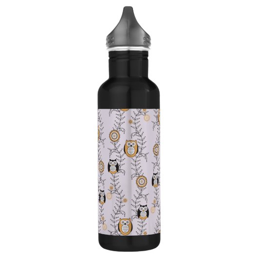 Modernes Eulen-Muster Trinkflasche (Links)