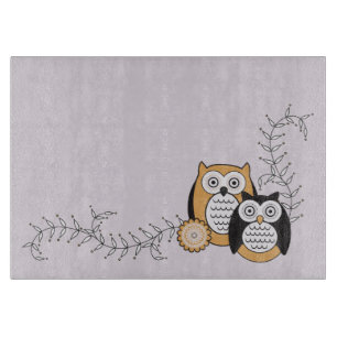 Modernes Eulen-Schneidebrett Schneidebrett