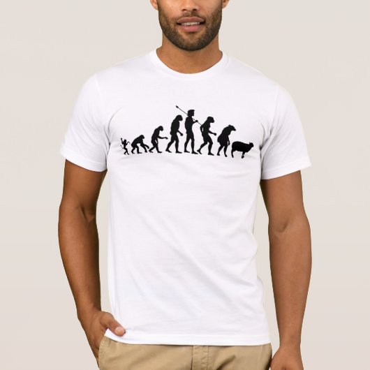 Modernes Evolutions-Shirt T-Shirt (Vorderseite)