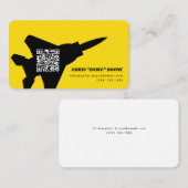 Modernes F-15-Kampfjet Visitenkarte (Vorne/Hinten)