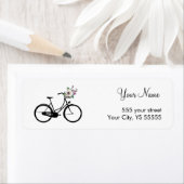 Modernes Fahrraddesign mit Blume-Korb (Insitu)