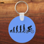Modernes Fahrradprogramm für die menschliche Evolu Schlüsselanhänger (Vorderseite)