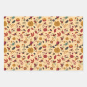 Modernes Fall Floral Muster Geschenkpapier Set (Vorderseite 3)
