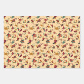 Modernes Fall Floral Muster Geschenkpapier Set (Vorderseite 2)