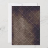 Modernes Fall Foto Save the Date Hochzeit (Rückseite)