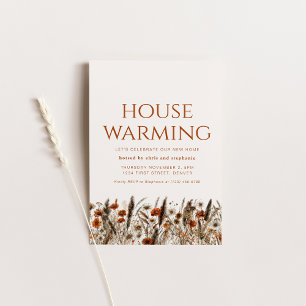 Modernes Fall Housewarming Party laden ein Einladung