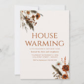 Modernes Fall Housewarming Party laden ein Einladung (Vorderseite)