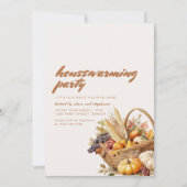 Modernes Fall Housewarming Party laden ein Einladung (Vorderseite)