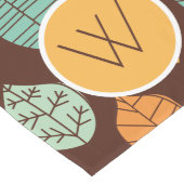 Modernes Fallleaf-Muster Großer Tischläufer (Ecke)