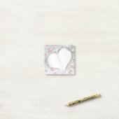 Modernes Faltblatt - Post-it®-Notizen Post-it Klebezettel (Auf Schreibtisch)