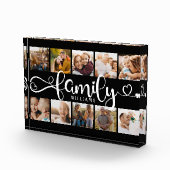 Modernes, familiäres Skript Collage Chic 10 Fotoblock (Rechts)