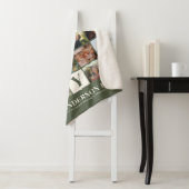 Modernes Familienfoto Collage Grid Einfach stilvol Sherpadecke (Beispiel)