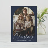 Modernes Familienfreundliches Sweater Weihnachtsba Feiertagskarte (Stehend Vorderseite)