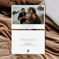 Modernes Familienportrait Küste Weihnachten