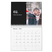 Modernes Family Collage Foto 2024 Kalender (Feb 2026)