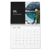 Modernes Family Collage Foto 2024 Kalender (Jan 2026)