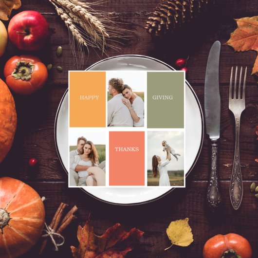 Modernes Family Collage Foto | Glückliches Ernteda