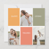 Modernes Family Collage Foto | Glückliches Ernteda (Vorderseite)