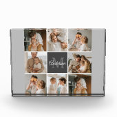 Modernes Family Collage Foto & Personalisierte Ges (Vorderseite)