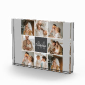 Modernes Family Collage Foto & Personalisierte Ges (Rechts)