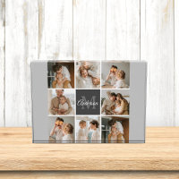 Modernes Family Collage Foto & Personalisierte Ges