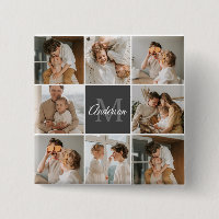 Modernes Family Collage Foto & Personalisierte Ges