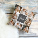 Modernes Family Collage Foto & Personalisierte Ges Kissen<br><div class="desc">Erleben Sie die warmen Momente Ihrer modernen Familie in einem wunderschön gestalteten Collage Foto. Mit diesem personalisierten Meisterwerk, das exklusiv auf Zazzle erhältlich ist, feiern Sie das Lachen, die Liebe und die gepflegten Erinnerungen. Erschaffen Sie eine atemberaubende Montage, die das Wesen Ihrer einzigartigen Familiendynamik verkörpert - von Meilensteinfeiern bis hin...</div>