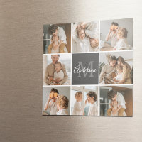 Modernes Family Collage Foto & Personalisierte Ges
