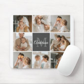 Modernes Family Collage Foto & Personalisierte Ges Mousepad (Mit Mouse)