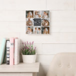 Modernes Family Collage Foto & Personalisierte Ges Quadratische Wanduhr<br><div class="desc">Erleben Sie die warmen Momente Ihrer modernen Familie in einem wunderschön gestalteten Collage Foto. Mit diesem personalisierten Meisterwerk, das exklusiv auf Zazzle erhältlich ist, feiern Sie das Lachen, die Liebe und die gepflegten Erinnerungen. Erschaffen Sie eine atemberaubende Montage, die das Wesen Ihrer einzigartigen Familiendynamik verkörpert - von Meilensteinfeiern bis hin...</div>