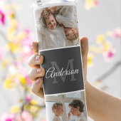 Modernes Family Collage Foto & Personalisierte Ges Thermosbecher