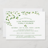 Modernes Family Wiedersehen Family Tree Foto Einladung (Rückseite)