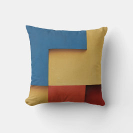 Modernes Farbblock-Abstraktes Drehkissen Kissen