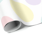 Modernes, farbenfroh gepanzertes Eiermuster | Oste Geschenkpapier (Rolleneckpunkt)