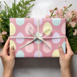 Modernes, farbenfroh gepanzertes Eiermuster | Oste Geschenkpapier