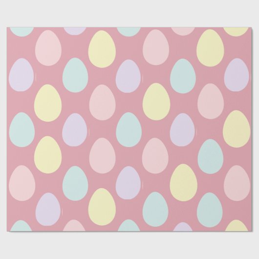 Modernes, farbenfroh gepanzertes Eiermuster | Oste Geschenkpapier (Flach)