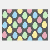 Modernes, farbenfroh gestaltetes Osterverpackungsp Geschenkpapier Set (Vorderseite 3)