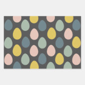 Modernes, farbenfroh gestaltetes Osterverpackungsp Geschenkpapier Set (Vorderseite 3)