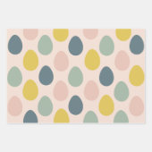 Modernes, farbenfroh gestaltetes Osterverpackungsp Geschenkpapier Set (Vorderseite 2)