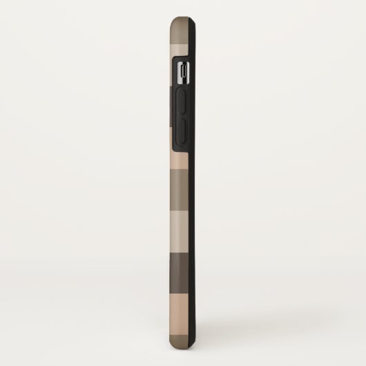 Modernes, farbenfroh gestreiftes Muster Case-Mate iPhone Hülle (Hinten/Links)