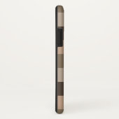 Modernes, farbenfroh gestreiftes Muster Case-Mate iPhone Hülle (Hinten/Rechts)