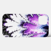 Modernes, farbenfroh glänzendes Fraktal Case-Mate iPhone Hülle (Rückseite (Horizontal))