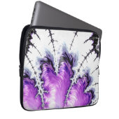 Modernes, farbenfroh glänzendes Fraktal Laptopschutzhülle (Vorne Rechts)