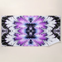 Modernes, farbenfroh glänzendes Fraktal