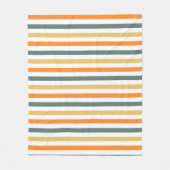 Modernes, farbenfrohe Herbstmuster Fleecedecke (Vorderseite)