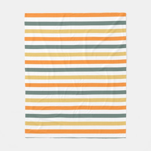 Modernes, farbenfrohe Herbstmuster Fleecedecke (Vorderseite)