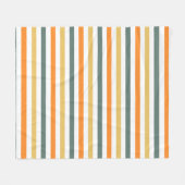 Modernes, farbenfrohe Herbstmuster Fleecedecke (Vorderseite (Horizontal))