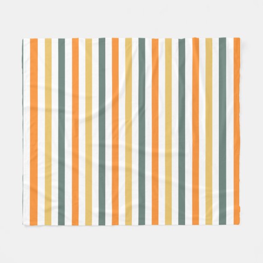 Modernes, farbenfrohe Herbstmuster Fleecedecke (Vorderseite (Horizontal))