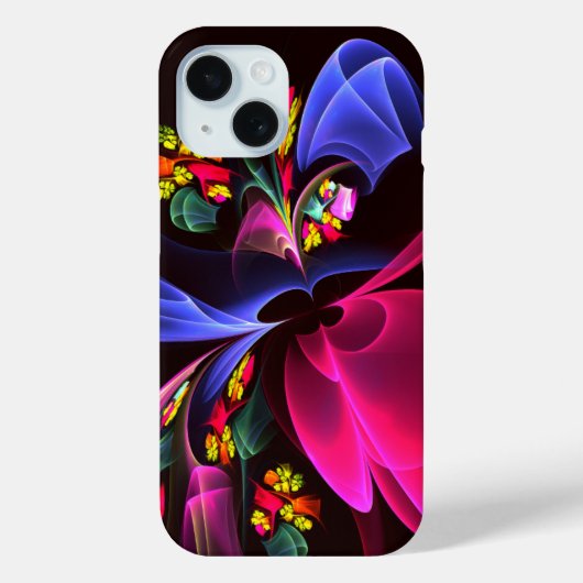 Modernes, farbenfrohes Abstraktes Kunstmuster #06 Case-Mate iPhone Hülle (Rückseite)